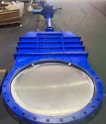 Toepassingsscenario's, voorwaarden en gebruiksmethoden van grote DN500 Flense Knife Gate -kleppen